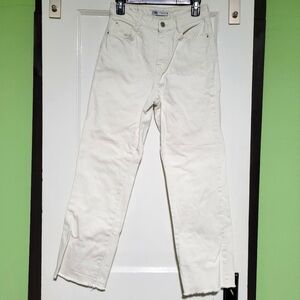 Zara White Jeans Sz 4